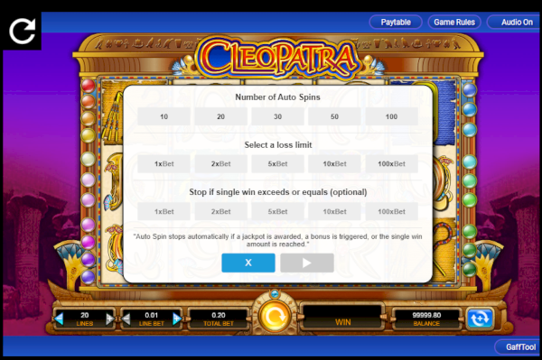 Обзор игрового автомата Cleopatra