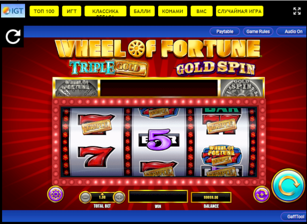 Подробный обзор игрового автомата Wheel of Fortune
